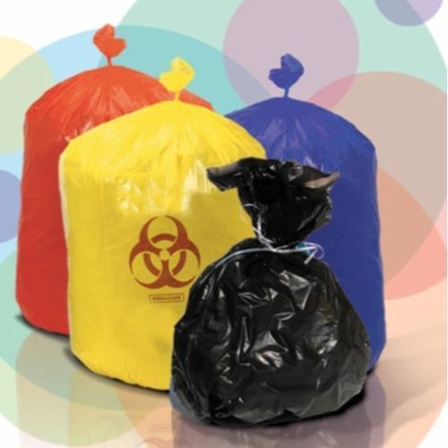 Barcode waste bags icon