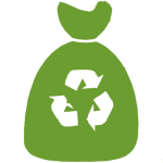 Barcode waste bags